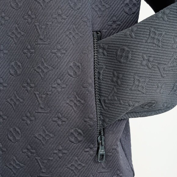 Louis Vuitton Grey Monogram Zip-Through Jacket - Picture 8 of 12